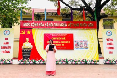 TRƯỜNG THPT NGUYỄN CÔNG TRỨ TỔ CHỨC THÀNH CÔNG CHUYÊN ĐỀ “NÓI KHÔNG VỚI THUỐC LÁ VÀ THUỐC LÁ ĐIỆN TỬ”.